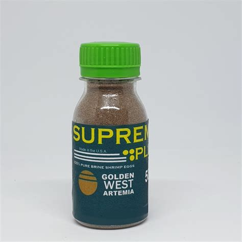 Jual Artemia Supreme Plus Netto Gram Golden West Artemia Shopee