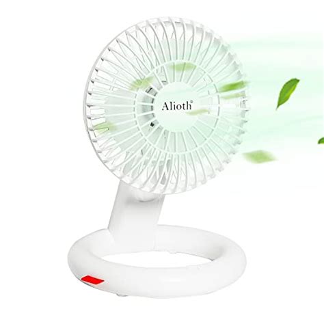 Alioth Mini Oscillating Desk Fan Speeds Usb Powered And Portable