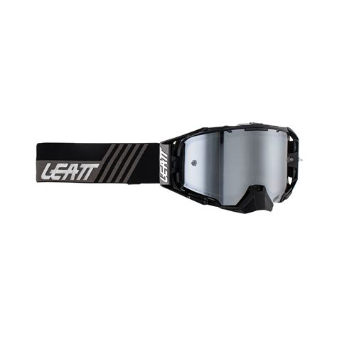 2023 Leatt Goggle Velocity 6 5 Iriz Stealth Silver Mirror AOMC Mx