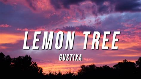 Gustixa Lemon Tree Lyrics Youtube