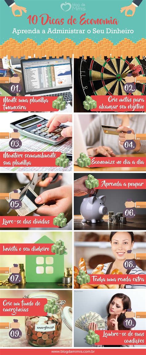 10 Dicas De Economia Aprenda A Administrar O Seu Dinheiro Blog Da