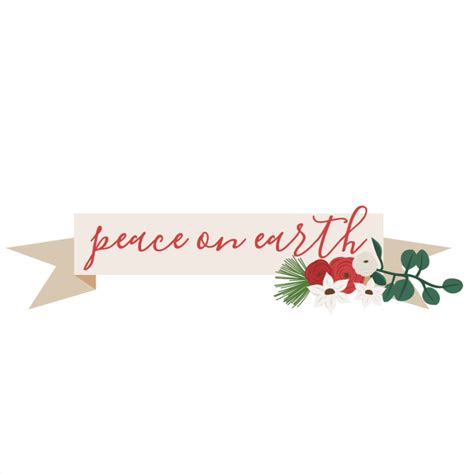 Peace On Earth PNG Christmas Sublimation Design Cute Christmas