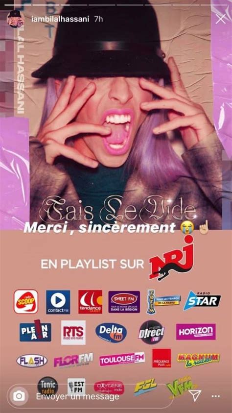 Bilal Hassani Son Single Fais Le Vide Fait Un Carton En Radio