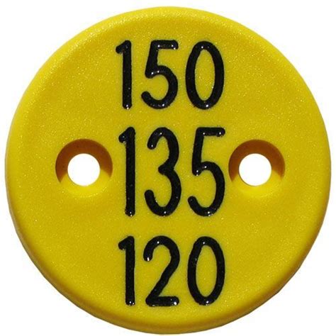 Eagle 701 Sprinkler Head Yardage Marker 3 Set Of Numbers