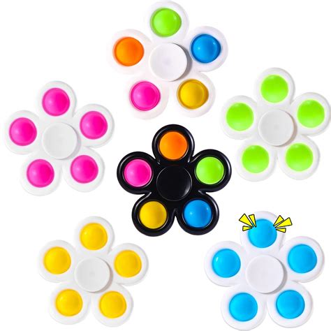 Ja Ru Pop It Fidget Toy Spinner Spinner Radom Assorted Pop Bubble