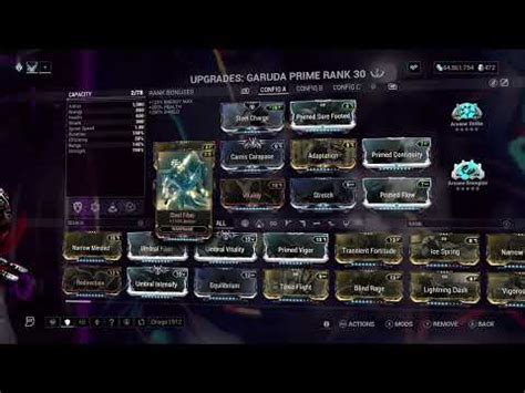 Warframe Garuda Prime Build Youtube