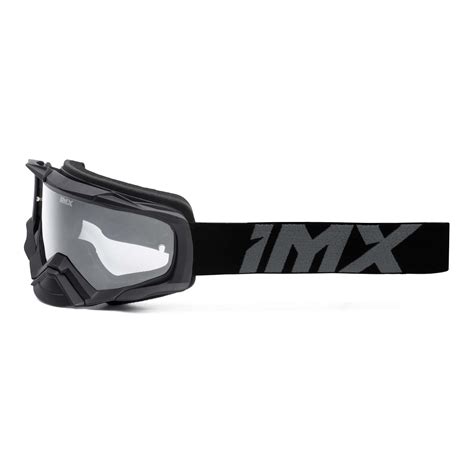 Gogle Motocyklowe Imx Dust Black Matt Szyba Dark Smoke Clear Czarny