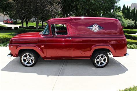 Restored 1958 Ford F 100 Panel Truck Looks Wicked Ford