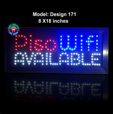 Led Sign Piso Wifi Sign Mini Size Wifi Sign Vendo Sign Store Sign