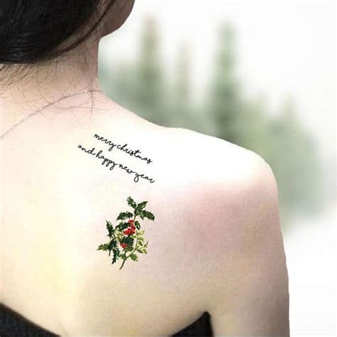 50 Christmas Tattoo Design Ideas - TattooTab