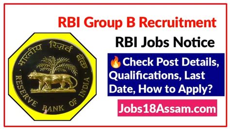 Rbi Officer Grade B Recruitment Vacancy Apply Online From Here