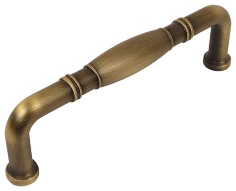 Cosmas 4313 96BAB Brushed Antique Brass Cabinet Pull Traditional