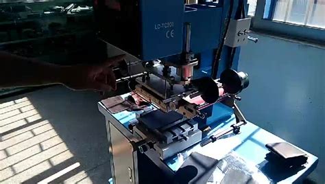 Leather Logo Embossing Machine Hot Stamping Machine Foil Heat Press Machine Pneumatic Plane