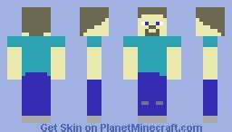 Classic Steve Minecraft Skin