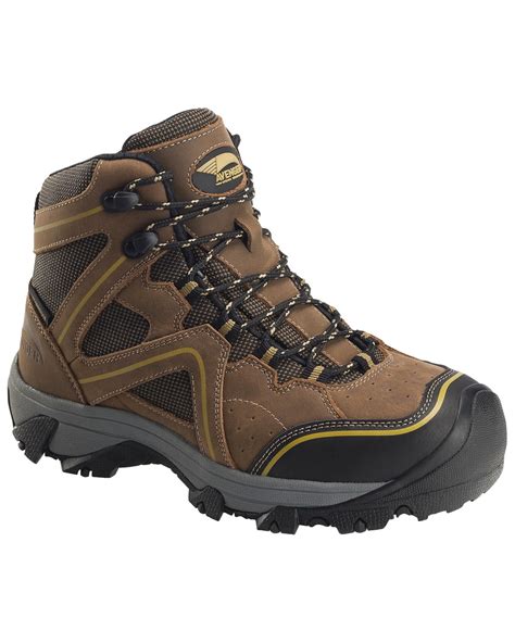 Avenger Womens Crosscut Waterproof Work Boot Steel Toe Brown 65 W Us