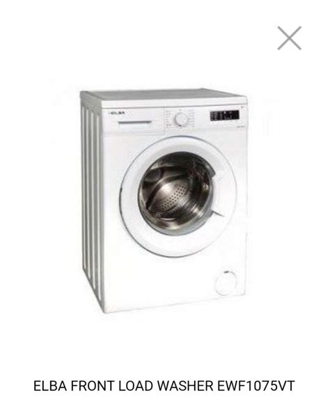 SOLD ELBA 7Kg Front Load Washer EWF1075VT 3 Ticks TV Home