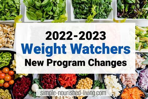 New Weight Watchers Program Simple Nourished Living