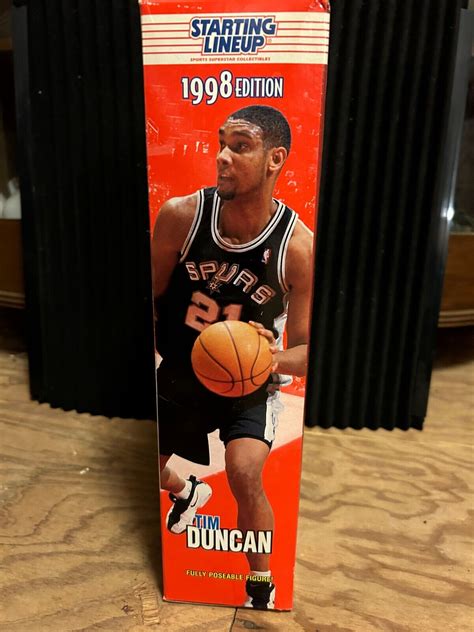 Starting Lineup 1998 Edition TIM DUNCAN 12 Figure NBA ANTONIO SPURS