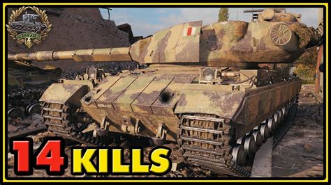 Super Conqueror 14 Kills 1 Vs 6 World Of Tanks Gameplay YouTube