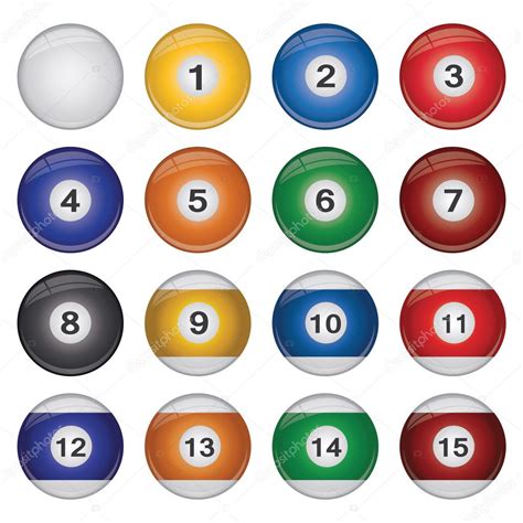 Billiard Balls Stock Vector Image By ©nmarques74 5309737