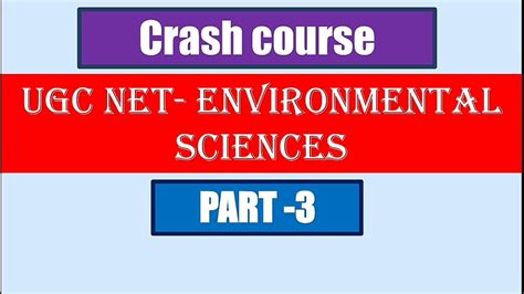 Ugc Net Environmental Science Crash Course Previous Years Questions