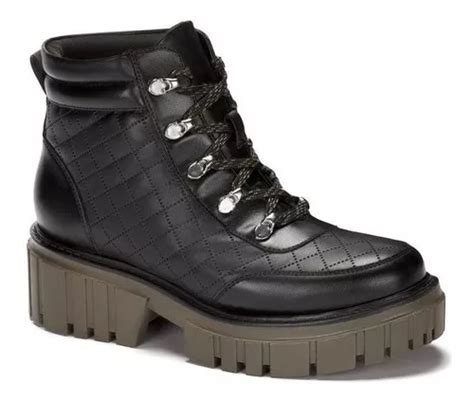 Bota Formal Uin Sintetico Ni As Ojal Metal Elevado Liso Meses