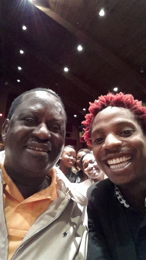 Eric Omondi Hanging Out With Raila Odinga In The United States