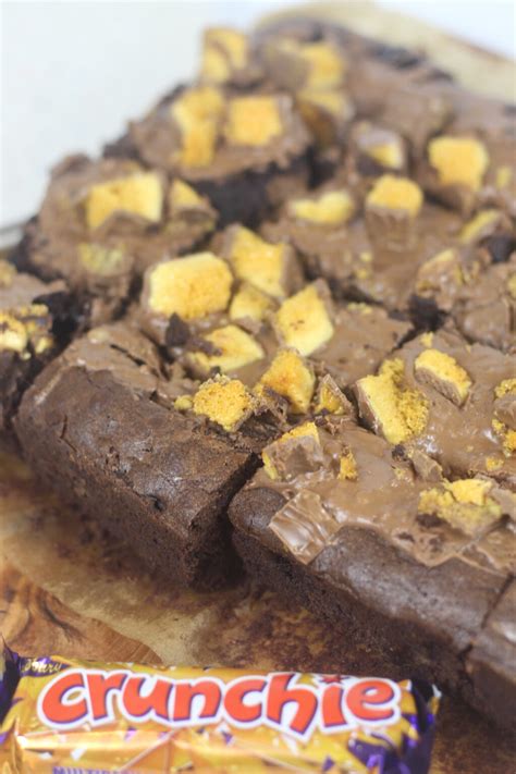 Cadbury Honeycomb Crunchie Brownie Recipe Laureny Loves