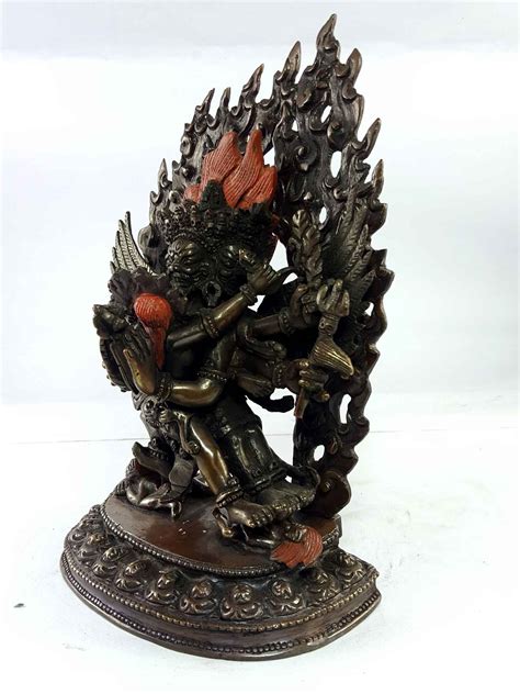 Statue Of Vajrakilaya Dorje Phurba Heruka Copper Oxidized Price