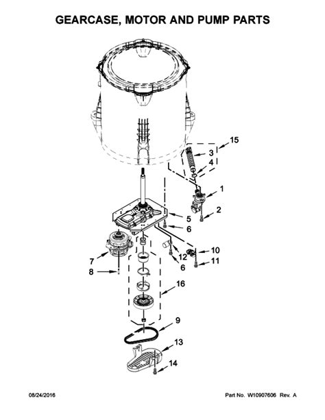 Amana Ntw4516fw1 Washer Partswarehouse