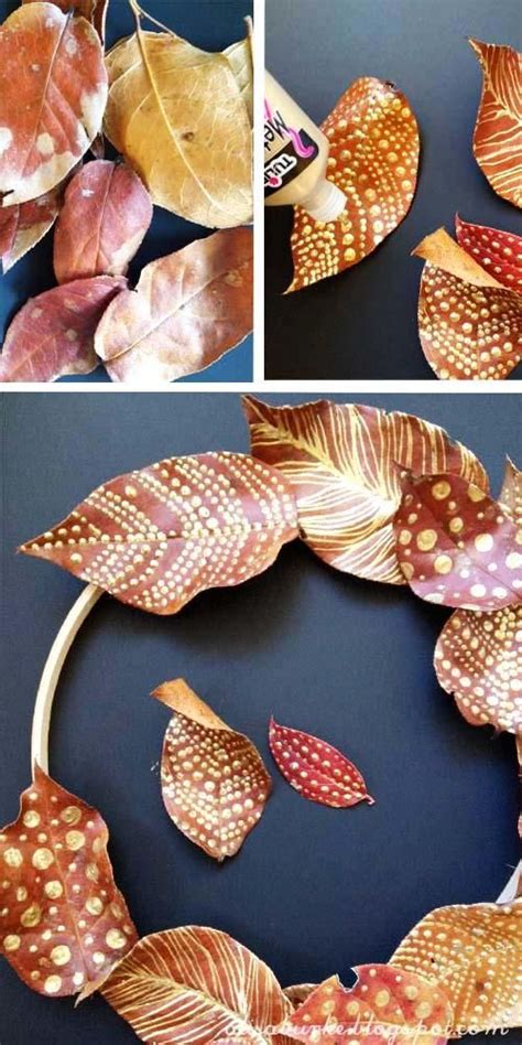 26 DIY Ideas For Decor With Leaves To Welcome Autumn Fall Leaf