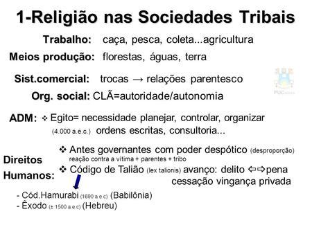 1 Religião nas Sociedades Tribais ppt carregar