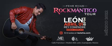 Compra boletos para TOUR ROCKMÁNTICO LEÓN Boletia