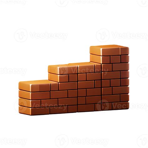 Brick Wall 3d Rendering Icon Illustration 28712355 Png