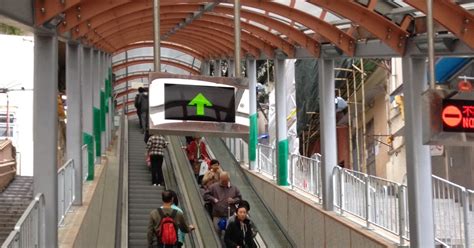 Allison Abroad Escalators At Sai Ying Pun Centre Street