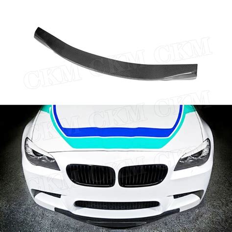 Parachoques delantero de fibra de carbono para BMW alerón de Spoiler