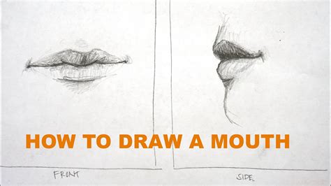 Lips Side Profile Drawing | Lipstutorial.org