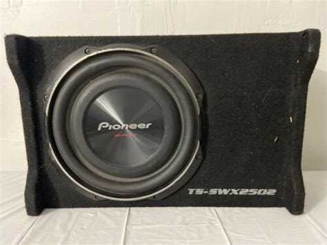 Pioneer Ts Swx2502 10 Shallow Mount Pre Loaded Enclosure With Ib Flat