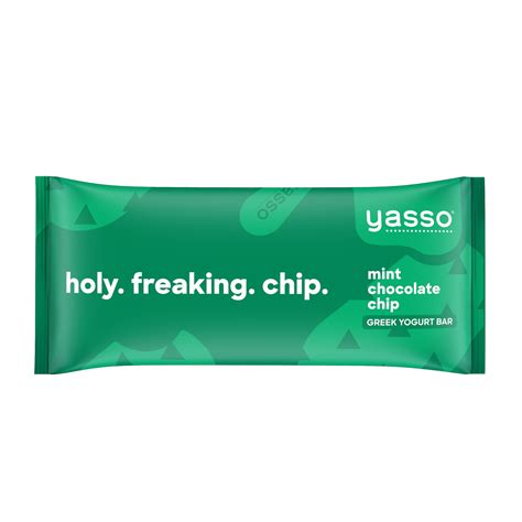 Yasso Frozen Greek Yogurt Mint Chocolate Chip Bars 4 Count