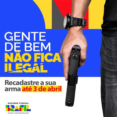 Polícia Federal dá continuidade ao recadastramento das armas