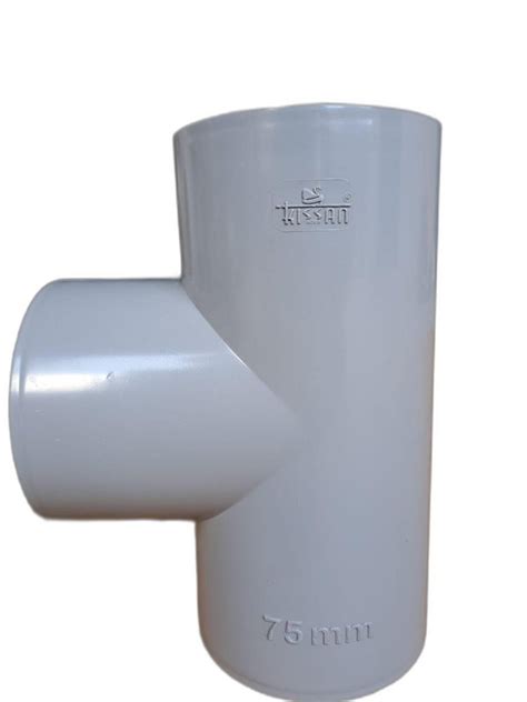 Kissan Male 75mm PVC Pipe Tee Plumbing At Rs 25 20 Piece In Rajkot