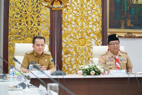 Pj Gubernur Agus Fatoni Harapkan Pramuka Dijadikan Wadah Pembentukan