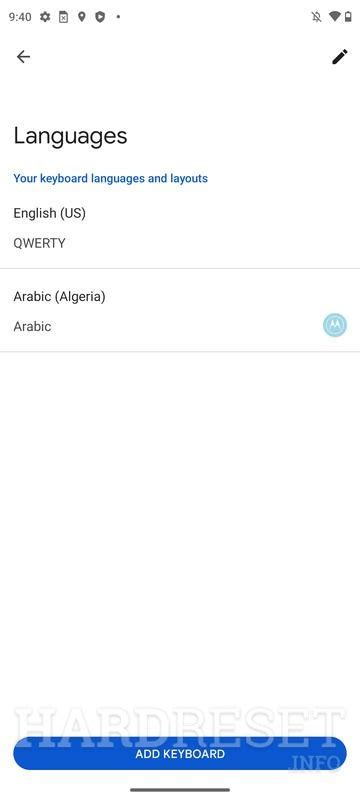 Keyboard Language MOTOROLA Edge 30 Fusion How To HardReset Info