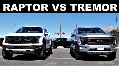 2021 Ford F 150 Raptor Vs 2021 Ford F 150 Tremor Is The Raptor Really