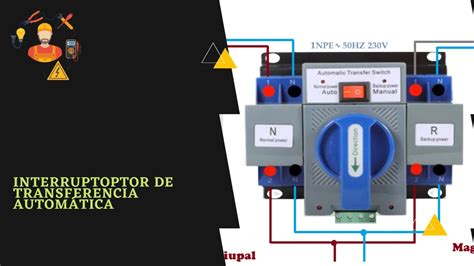 Interruptor De Transferencia Autom Tica Para Monofasico Youtube