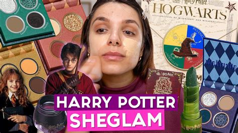 TESTEI As MAKES Do HARRY POTTER Kit COMPLETO Sheglam YouTube