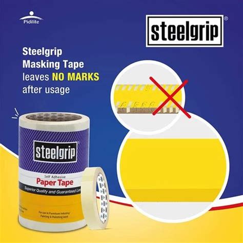 Color White Steelgrip Self Adhesive Paper Tape At Rs Roll In Ghaziabad