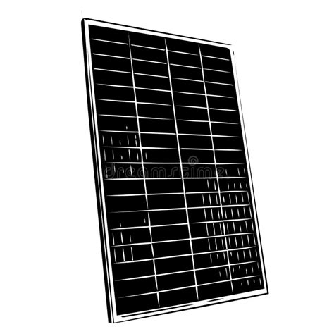 Disegno Di Un Illustrazione Del Pannello Solare Pannello Solare