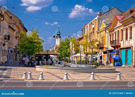 Town of Sombor Square and Architecture View Stock Image - Image of ...