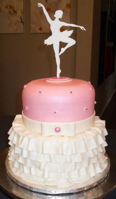 Best Ballet Fondant Cake Images On Pinterest